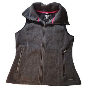 Calvin Klein Small Sleeveless Gray Performance Vest Jacket With Pockets‎